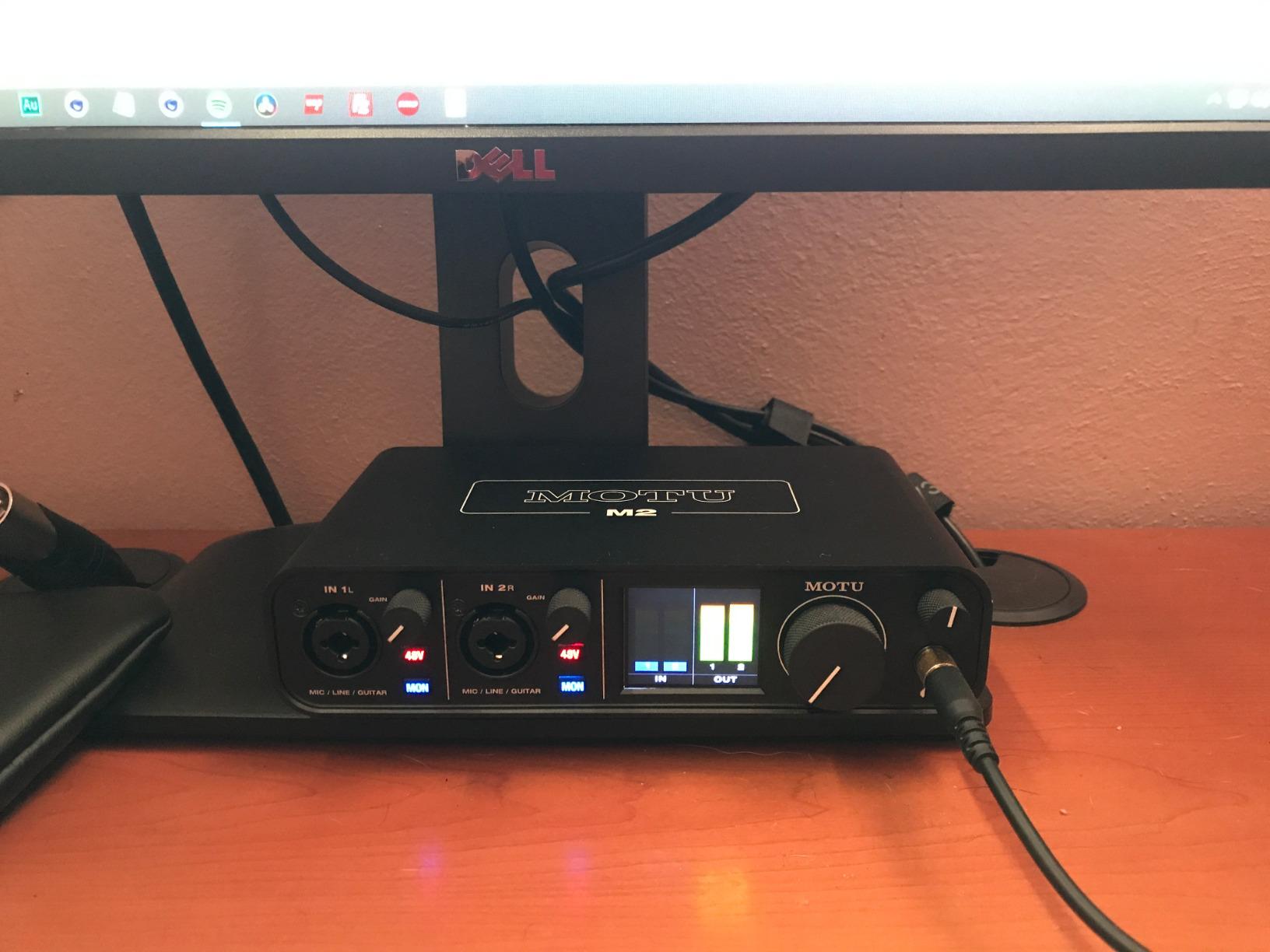 MOTU M2 USB-C Audio Interface customer photo 1