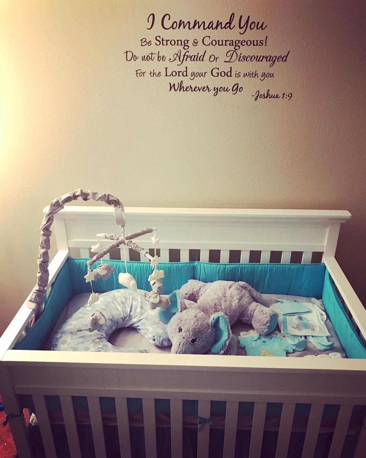 Dream On Me Harbor 4-in-1 Convertible Mini Baby Crib - Pebble Gray customer photo 1