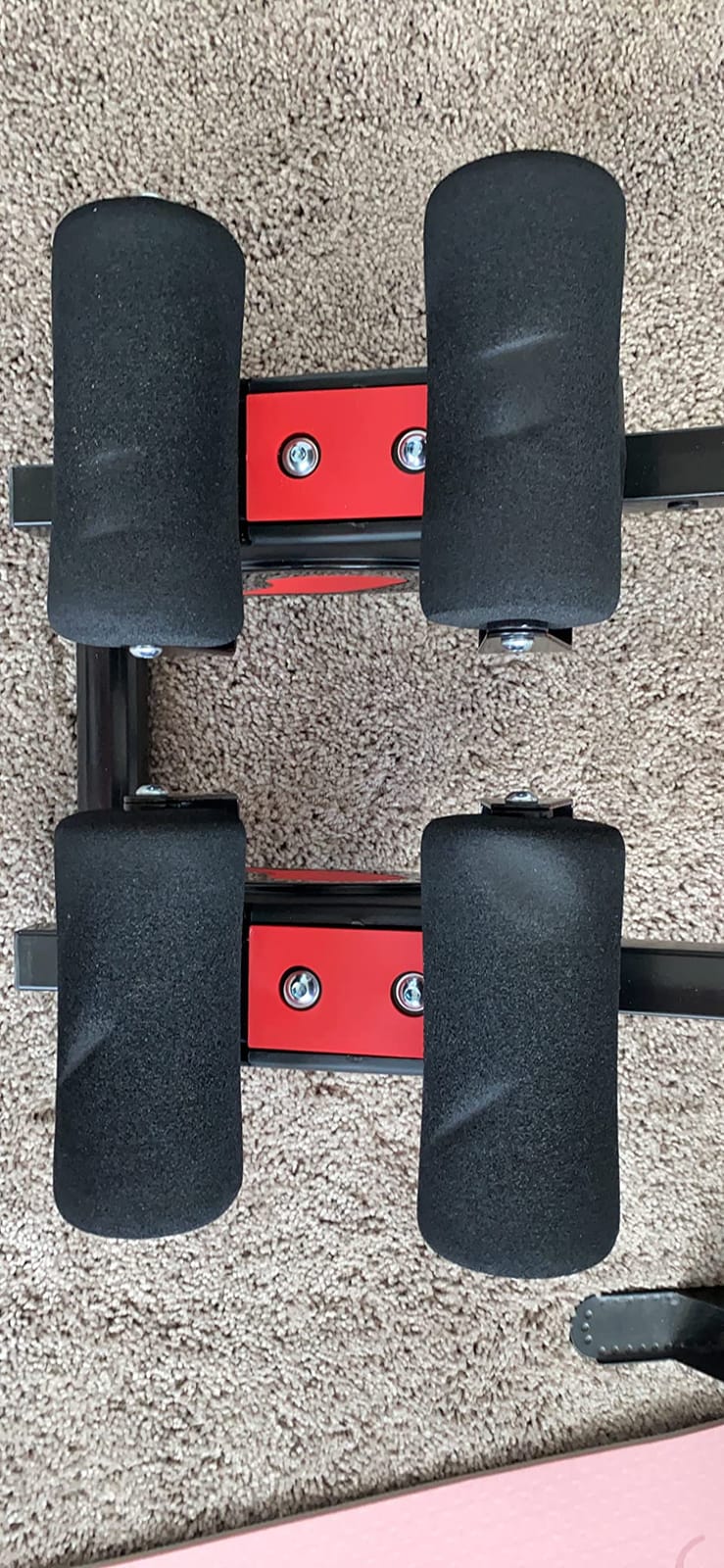 Fitlaya Fitness ab machine, ab workout equipment for home gym, Height Adjustable ab trainer, foldable fitness equipment. customer photo 1