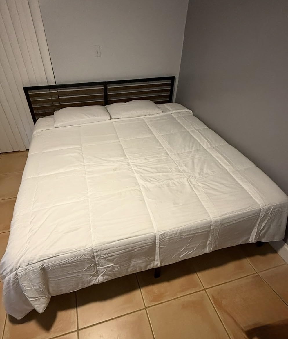 DOWNCOOL Comforters Queen Size, White Duvet Insert, Lightweight Quilt customer photo 1