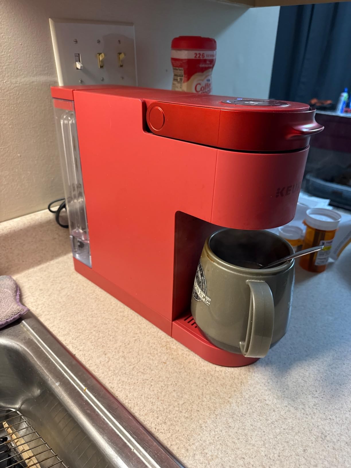 Keurig K-Slim Single Serve K-Cup Pod Coffee Maker, Multistream Technology, 3 Brew Sizes, Slim and Sleek Design, 46oz Removable Reservoir, Black customer photo 1