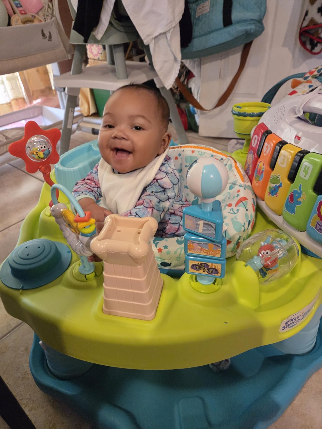Evenflo Exersaucer Seaside Splash Activity Center customer photo 1