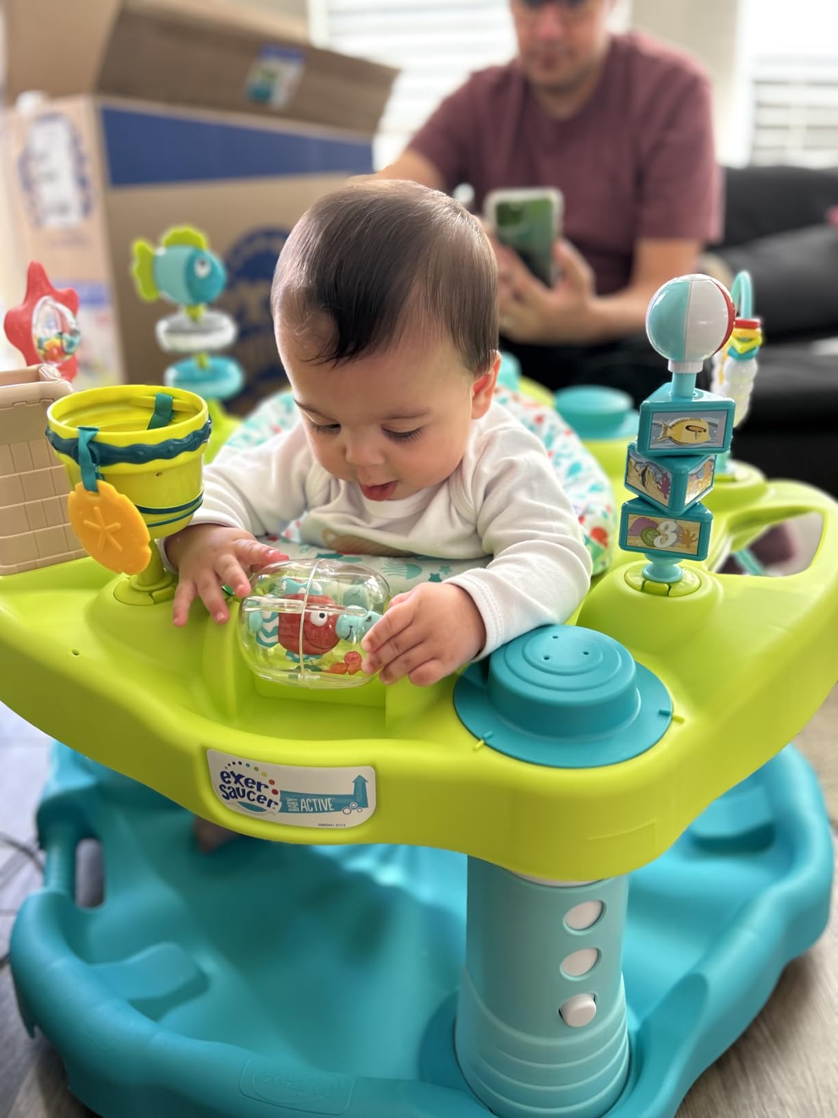 Evenflo Exersaucer Seaside Splash Activity Center customer photo 2