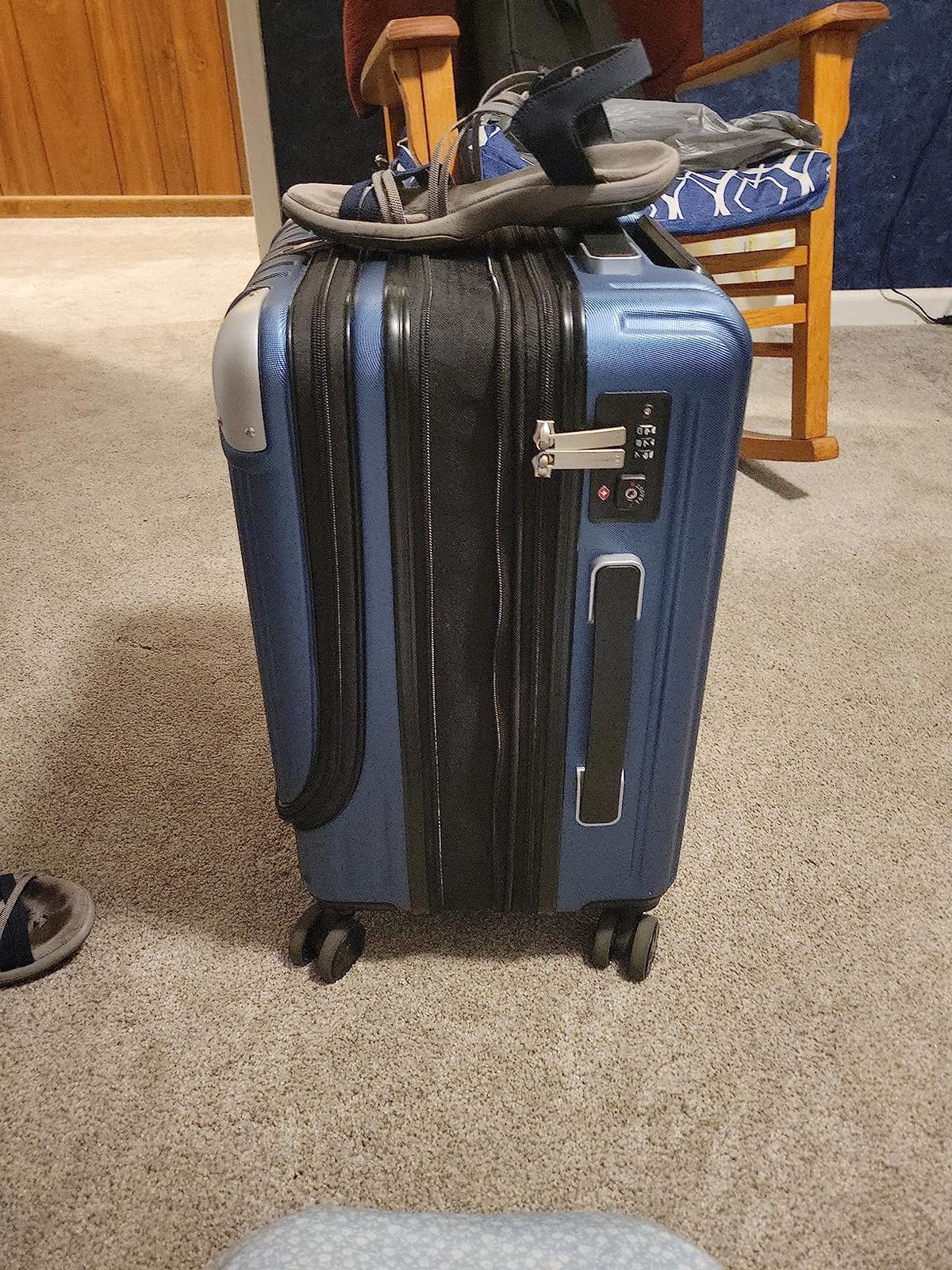 LEVEL8 Grace Carry on Luggage, 20 Inch Expandable Hard Shell Suitcase with Wheels, Abs+Pc Harshell Spinner Luggages with Tsa Lock, Travel Bag for Women Men, Grey customer photo 2
