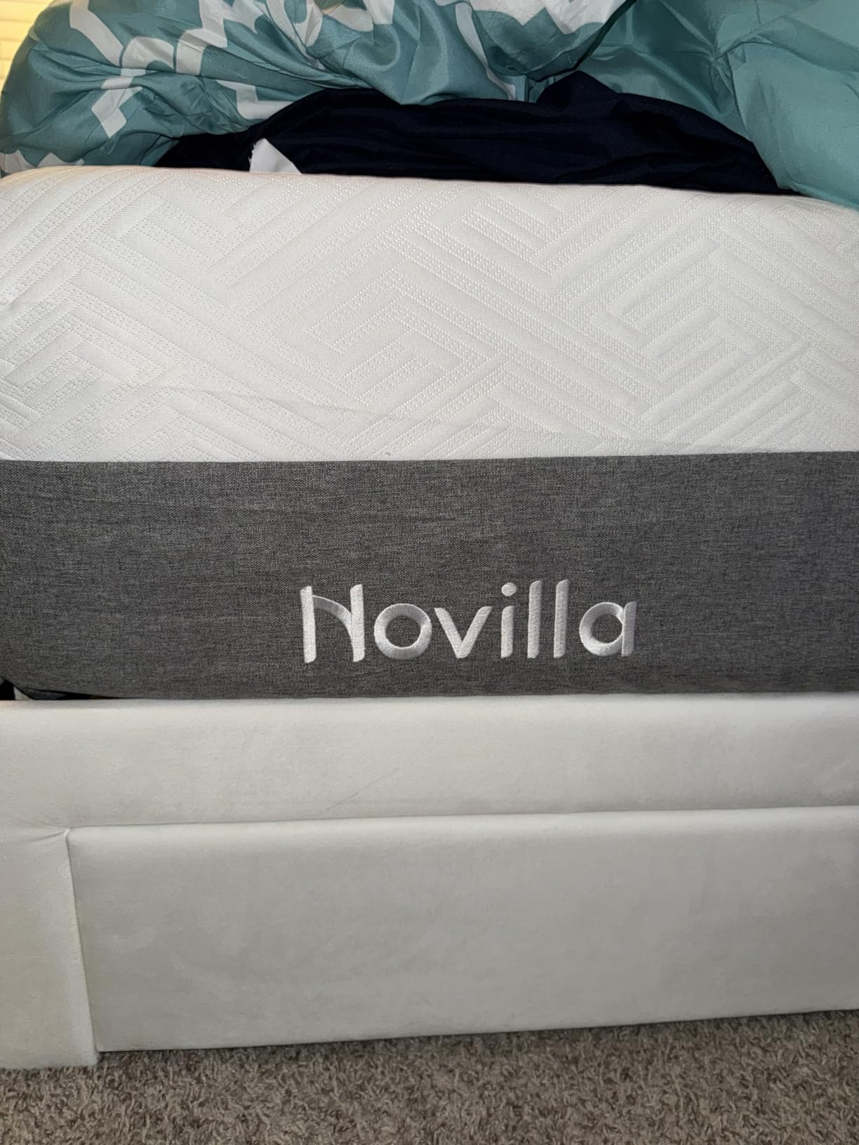 Novilla Bliss Queen Size Mattress, 12 Inch Gel Memory Foam Mattress Queen customer photo 1