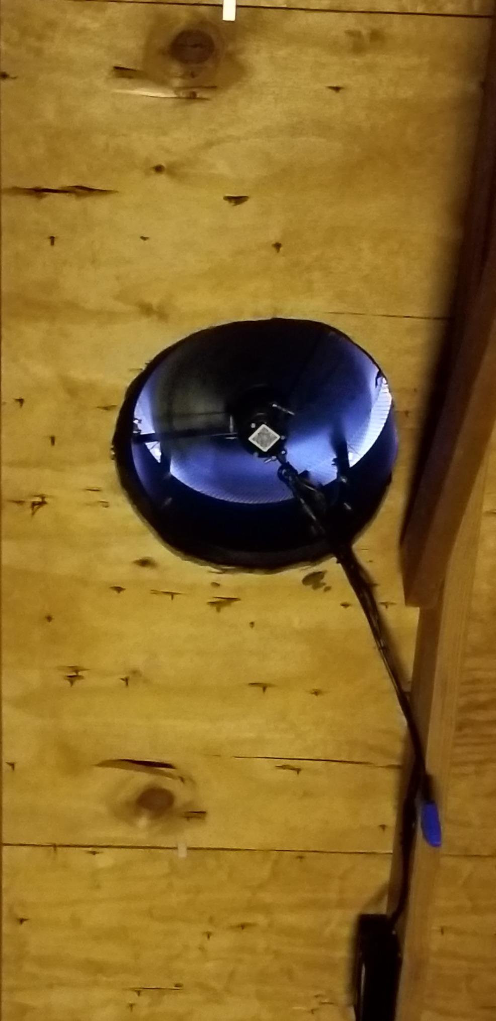 Remington Solar Builder Series 40 Watt Solar Attic Fan - Includes 110V Adapter for auto-Run Night time Operation customer photo 1