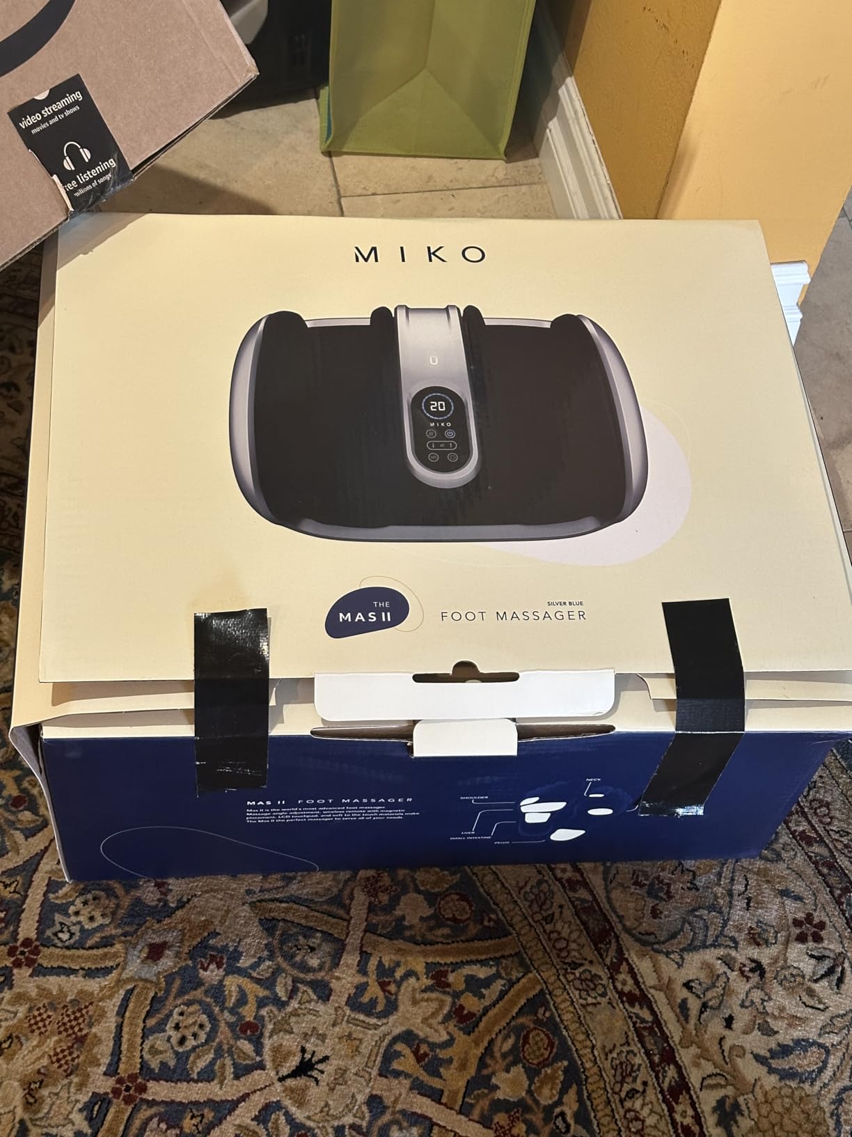 MIKO Shiatsu Foot, Leg and Calf Massager with Heat customer photo 1