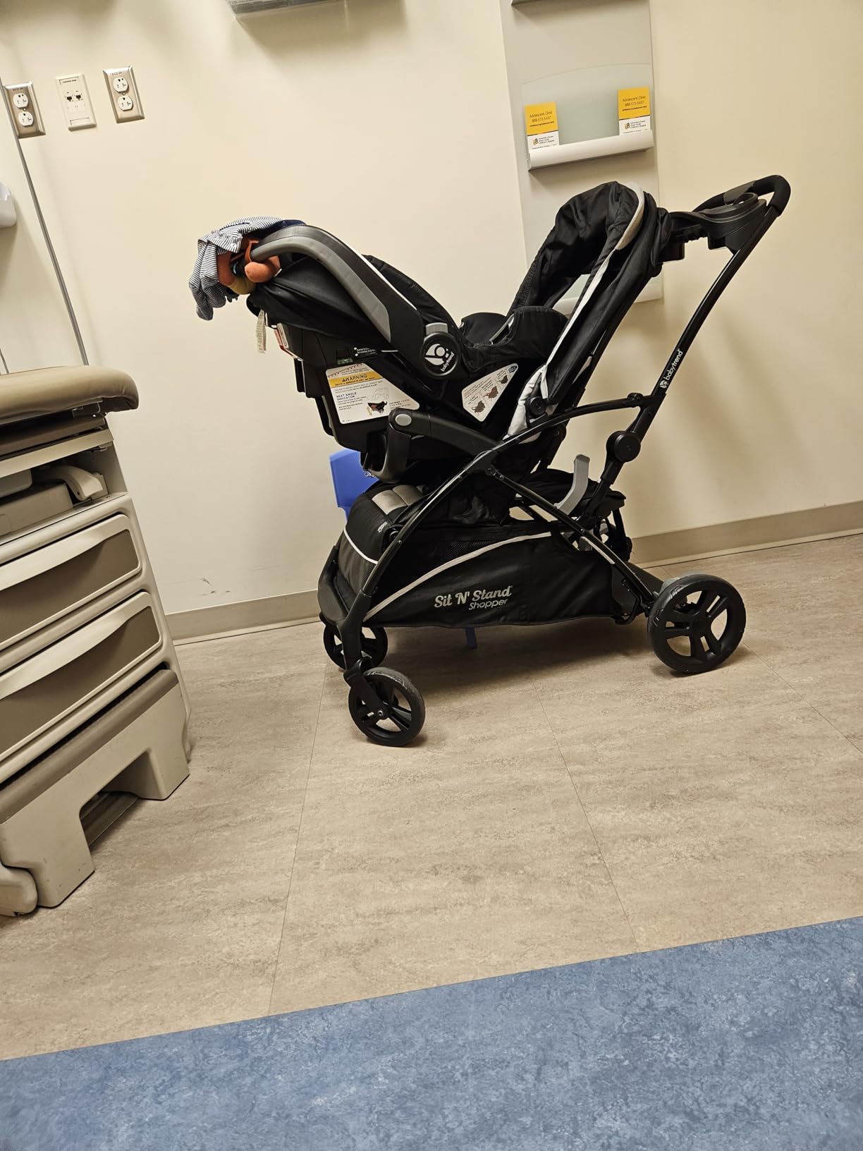 Baby Trend Sit N’ Stand 5-in-1 Shopper Travel System, Moondust customer photo 1