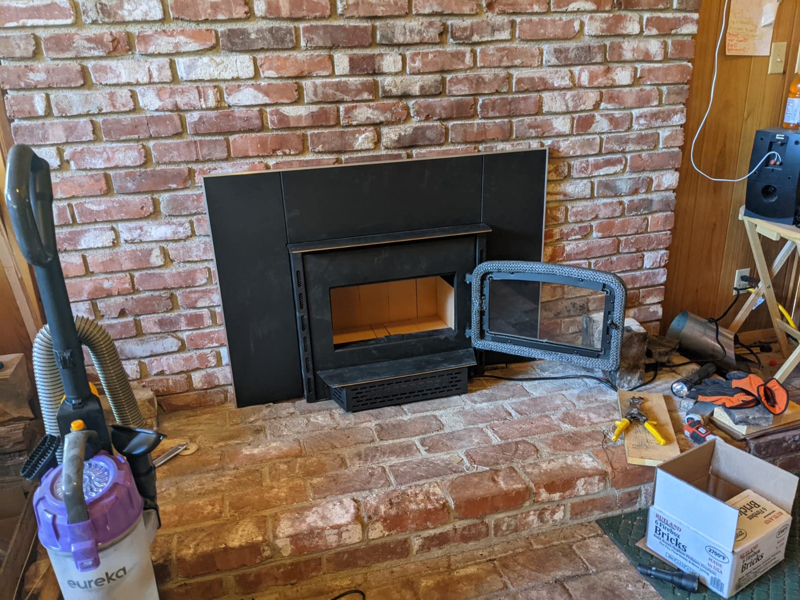 Ashley Hearth AW1820E 1,200 Sq. Ft. Wood Stove Insert , Black customer photo 2