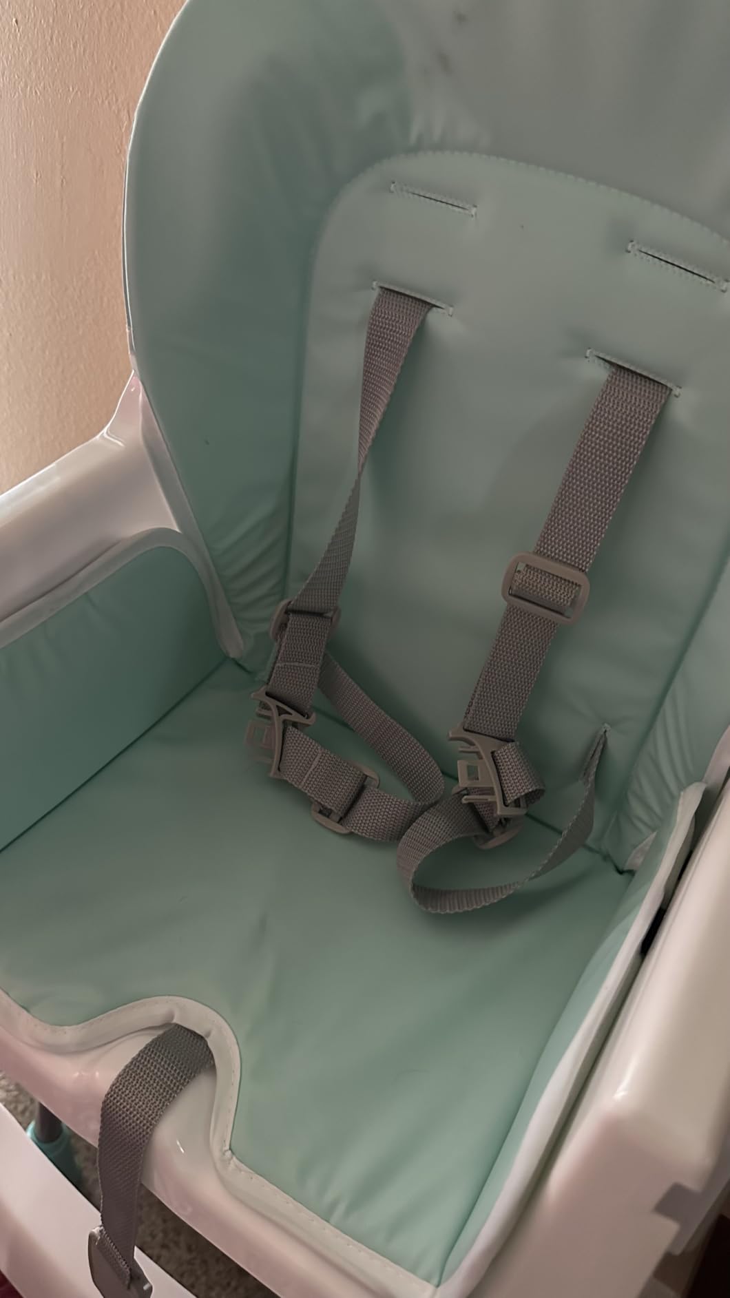 Dream On Me TableTalk 2-in-1 Convertible High Chair, 5-Point Harness, Gray customer photo 1