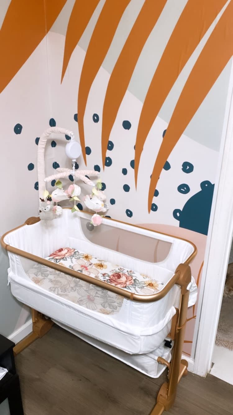 KoolerThings Baby Bassinet, Bedside Sleeper for Baby, Easy Folding Portable Crib with Storage Basket for Newborn, Bedside Bassinet, Comfy Mattress/Travel Bag Included (Bassinet) (Grey) customer photo 1