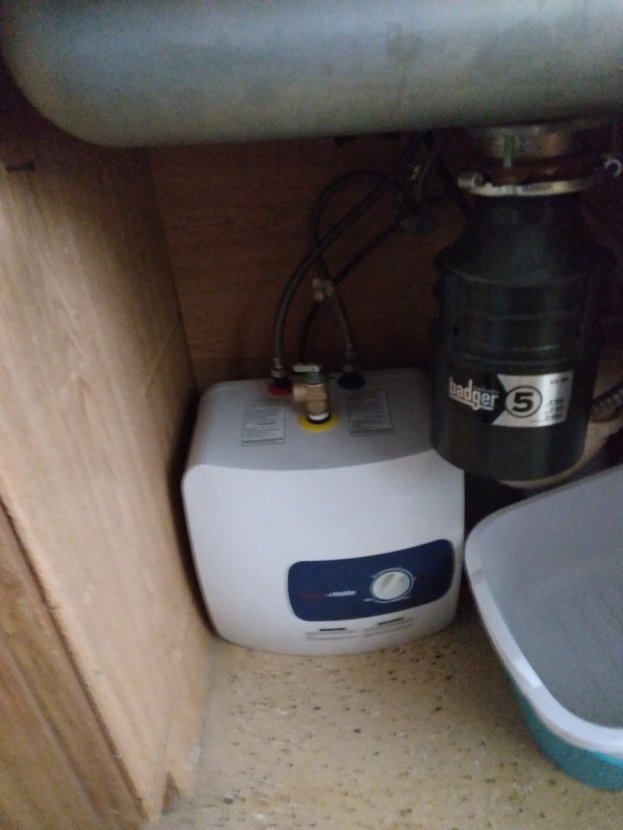 ThermoMate Mini Tank Water Heater Electric, 6.5 Gallons Small Under Sink Water Heater for Point of Use Instant Hot Water 110V 120V, Wall or Floor Mounted, UL Listed ES700 customer photo 2