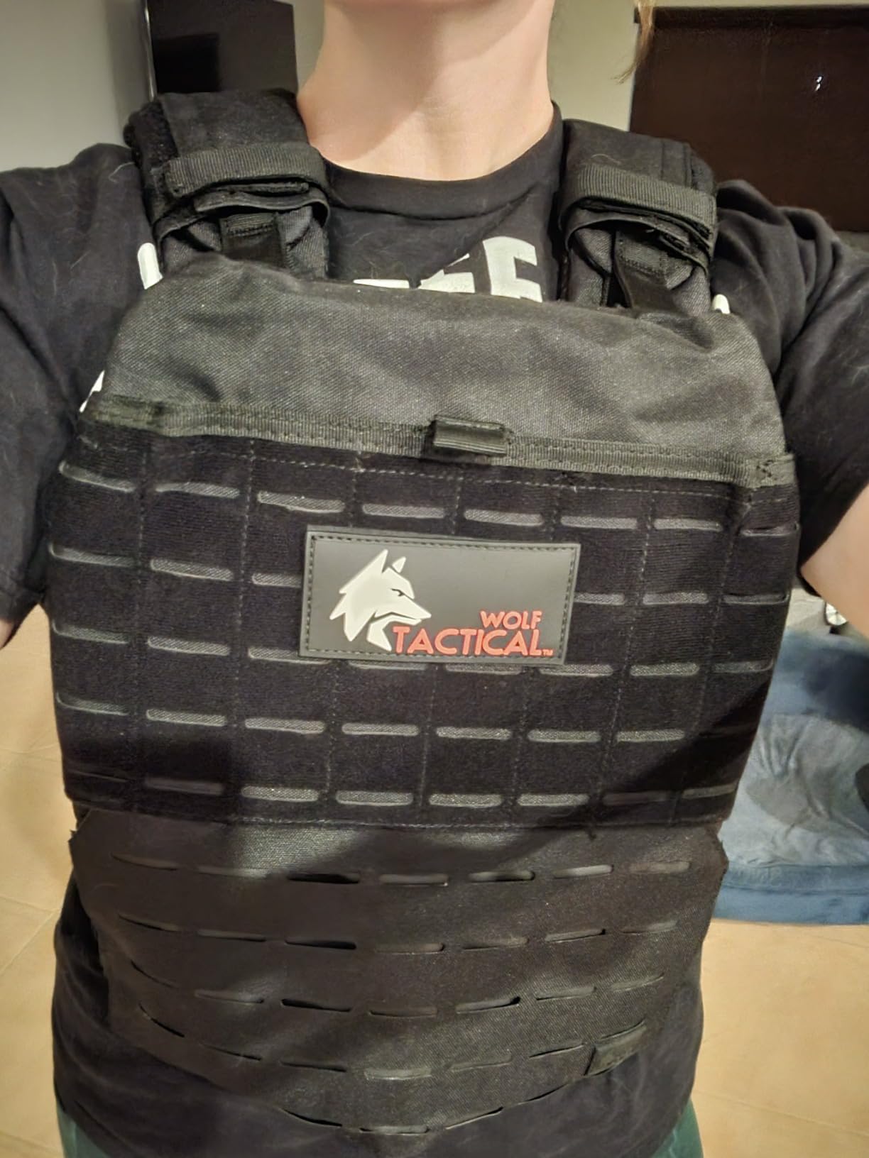 Wolf Tactical Adjustable Weighted Vest for Men & Women - Rucking, Workout, Running, Walking & CrossFit Weight Vest for Strength Training & Fitness customer photo 1
