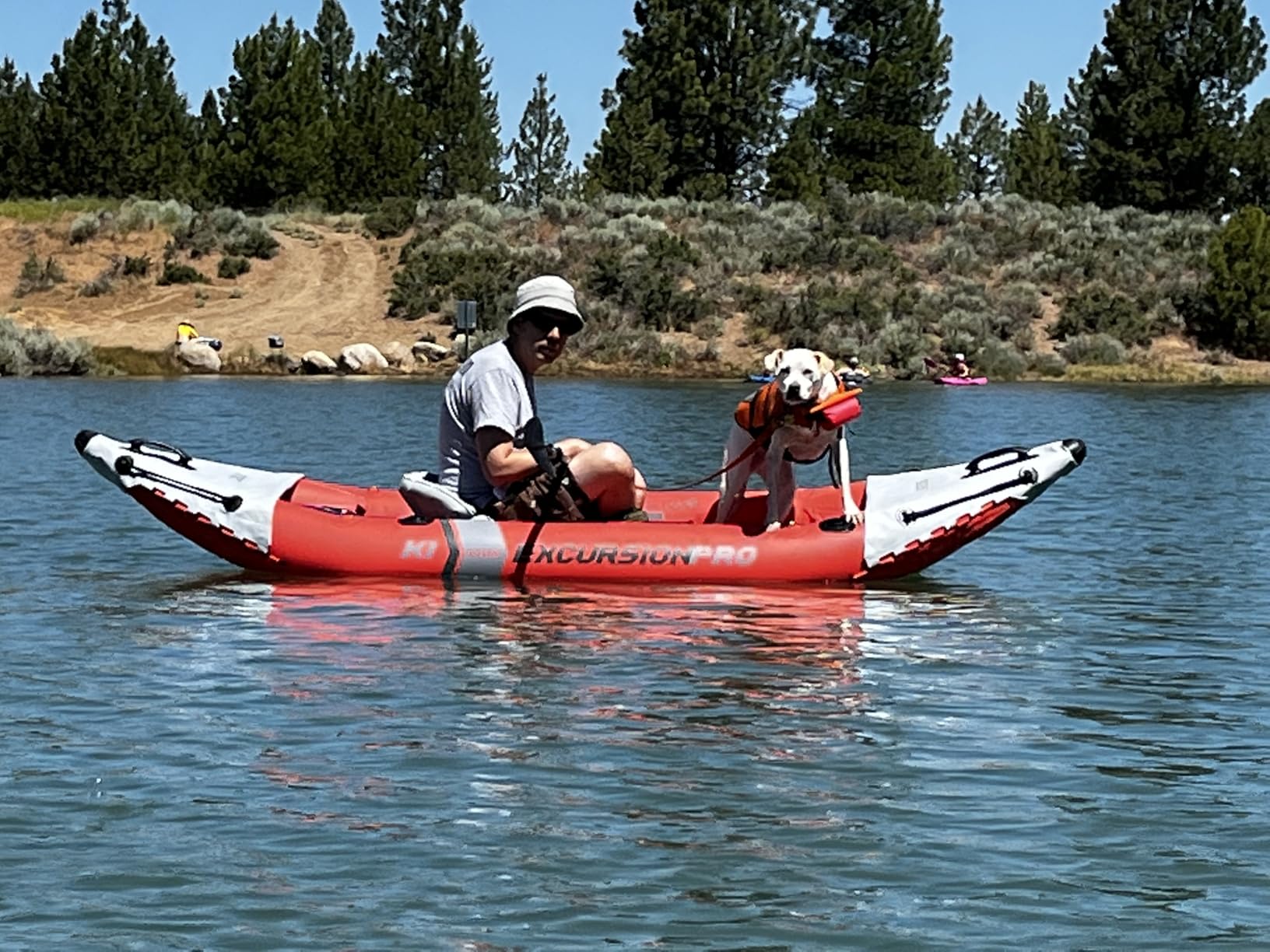 INTEX Excursion Pro K1 Inflatable Kayak 1-Person Set with Paddle & Pump customer photo 2