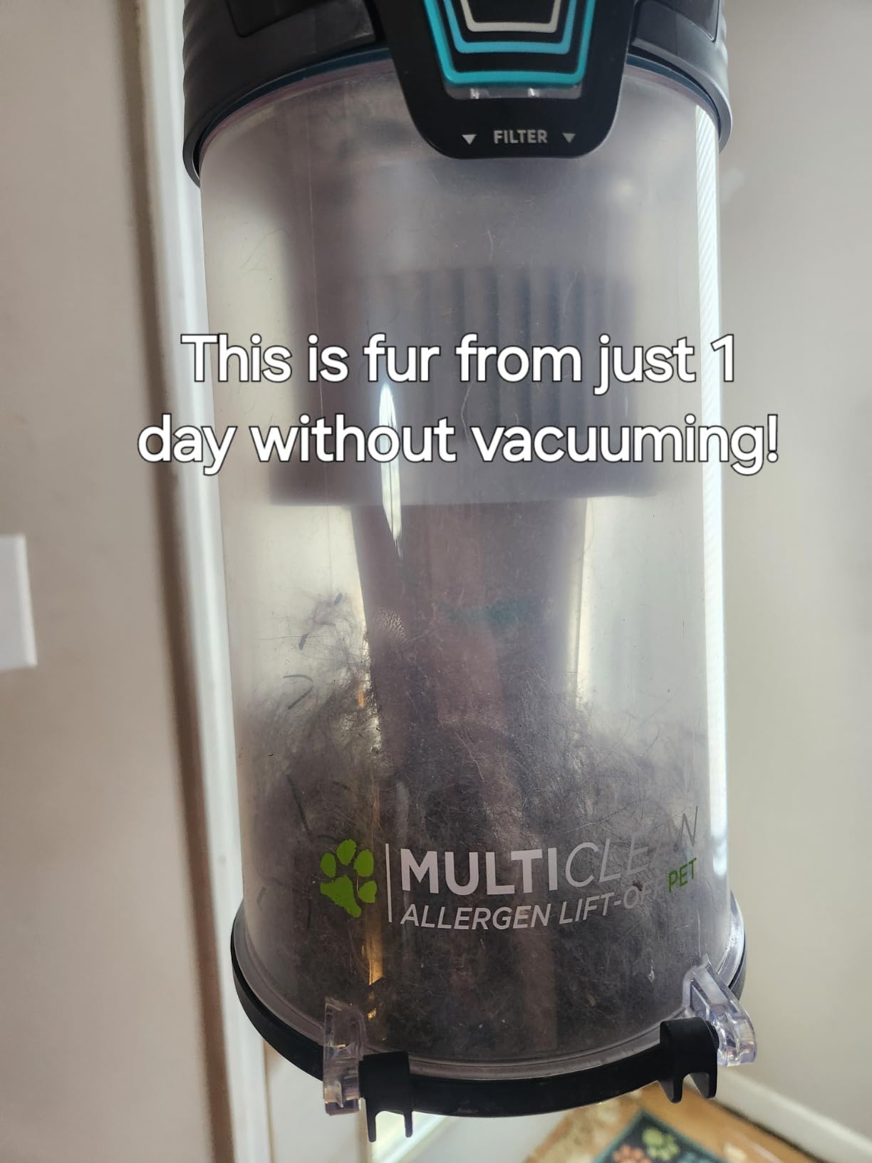 Bissell MultiClean Allergen Lift-Off Pet Vacuum, HEPA, Tangle-Free, 2998 customer photo 1