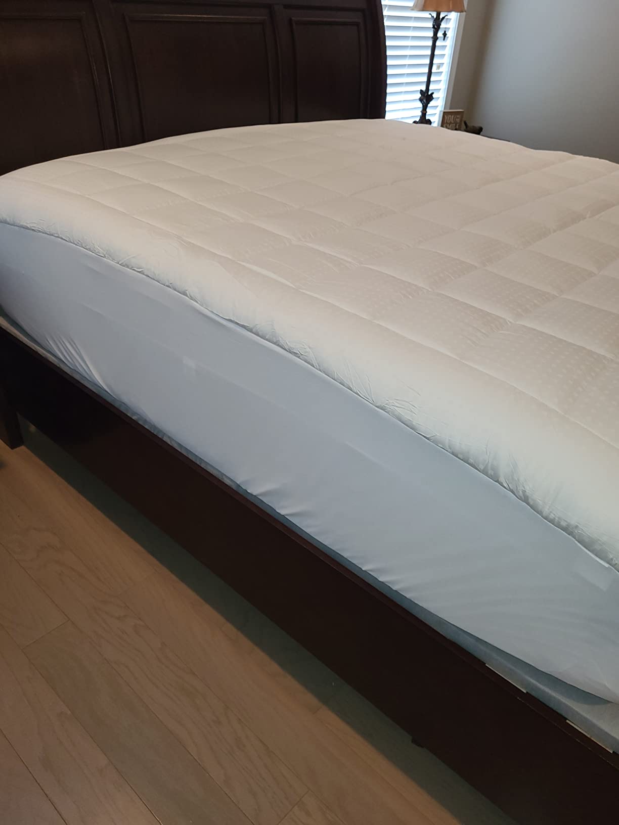 EASELAND RV Short Queen Mattress Pad Pillow Top Mattress Topper White customer photo 1