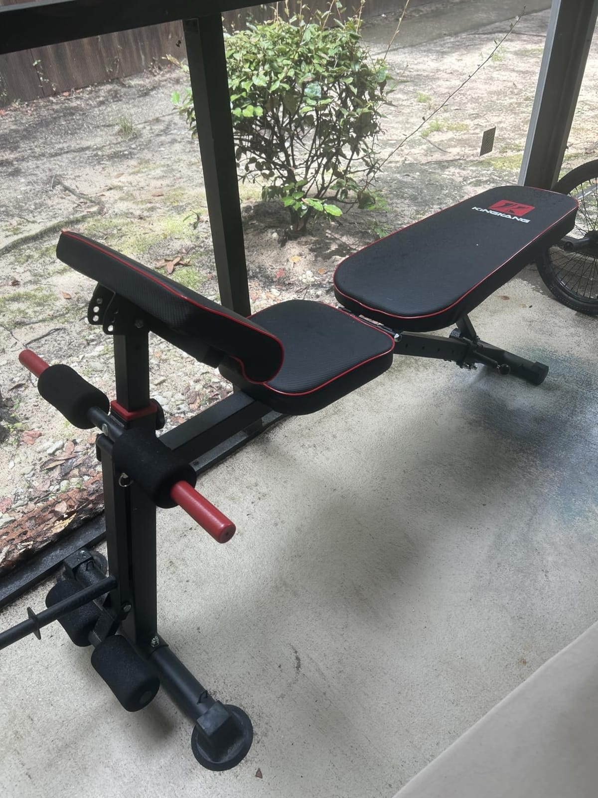 K KiNGKANG Adjustable Weight Bench for Home Gym Full Body Strength Training customer photo 1