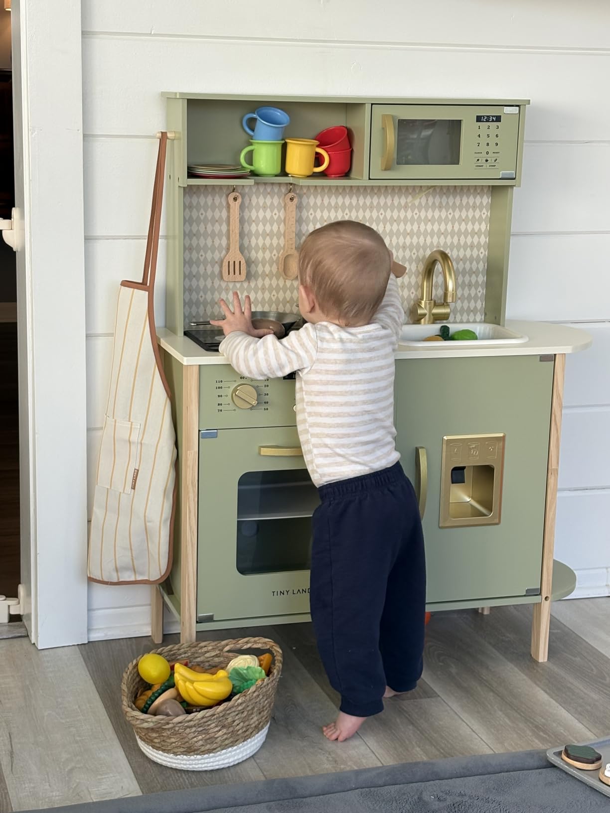 Tiny Land Play Kitchen for Kids – Real Lights, Sounds & Adjustable Height customer photo 1