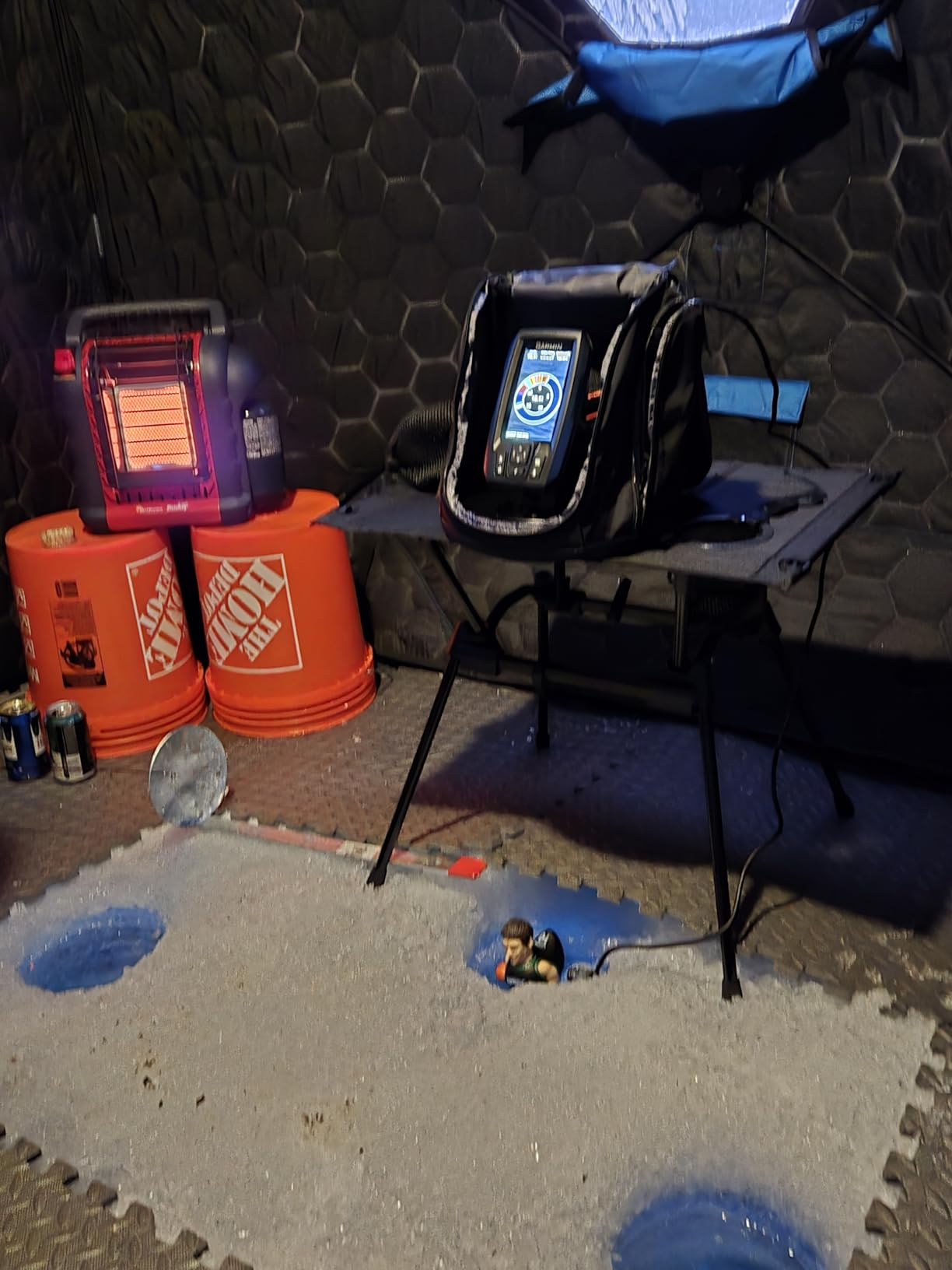 Garmin Striker Plus 4 Ice Fishing Bundle, Includes Portable Striker Plus 4 Fishfinder and Dual Beam-IF Transducer customer photo 2
