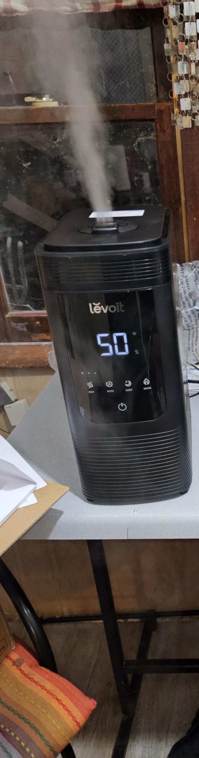 Levoit Humidifiers for Bedroom Large Room, 6L, 60H Runtime, 26dB, Smart App | Top Fill Cool Mist Humidifier for Baby & Plants, Easy to Clean, Essential Oil, Rapid Humidification & Auto Mode, Sleep Mode customer photo 2