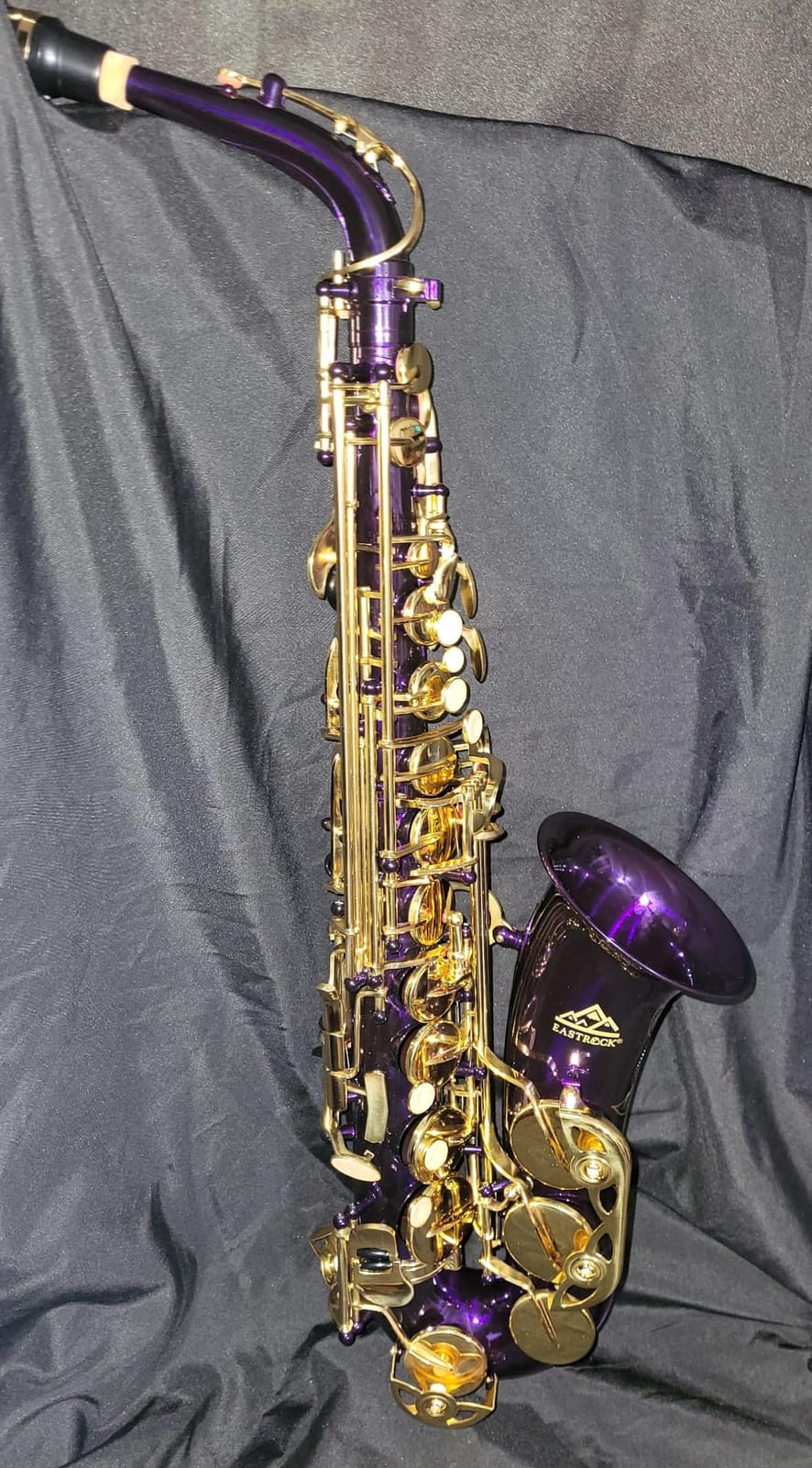 EASTROCK E Flat Alto Saxophone Black Nickel/Gold for Beginners and Students customer photo 1