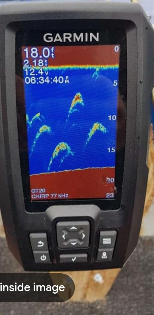 Garmin STRIKER Vivid 4cv, Easy-to-Use 4-inch Color Fishfinder and Sonar Transducer, Vivid Scanning Sonar Color Palettes customer photo 1