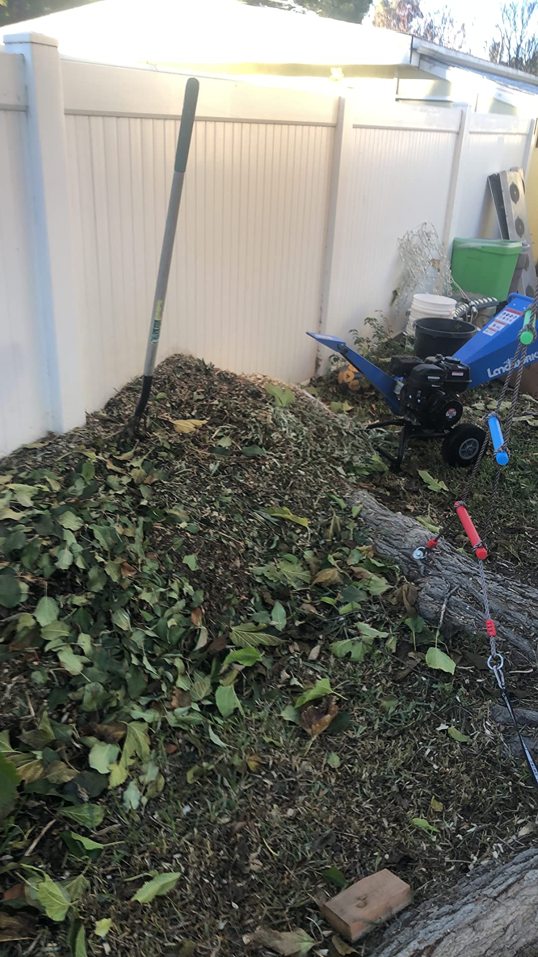 Landworks Rotor Wood Chipper Shredder Mulcher, 3 Inch Max Capacity customer photo 2