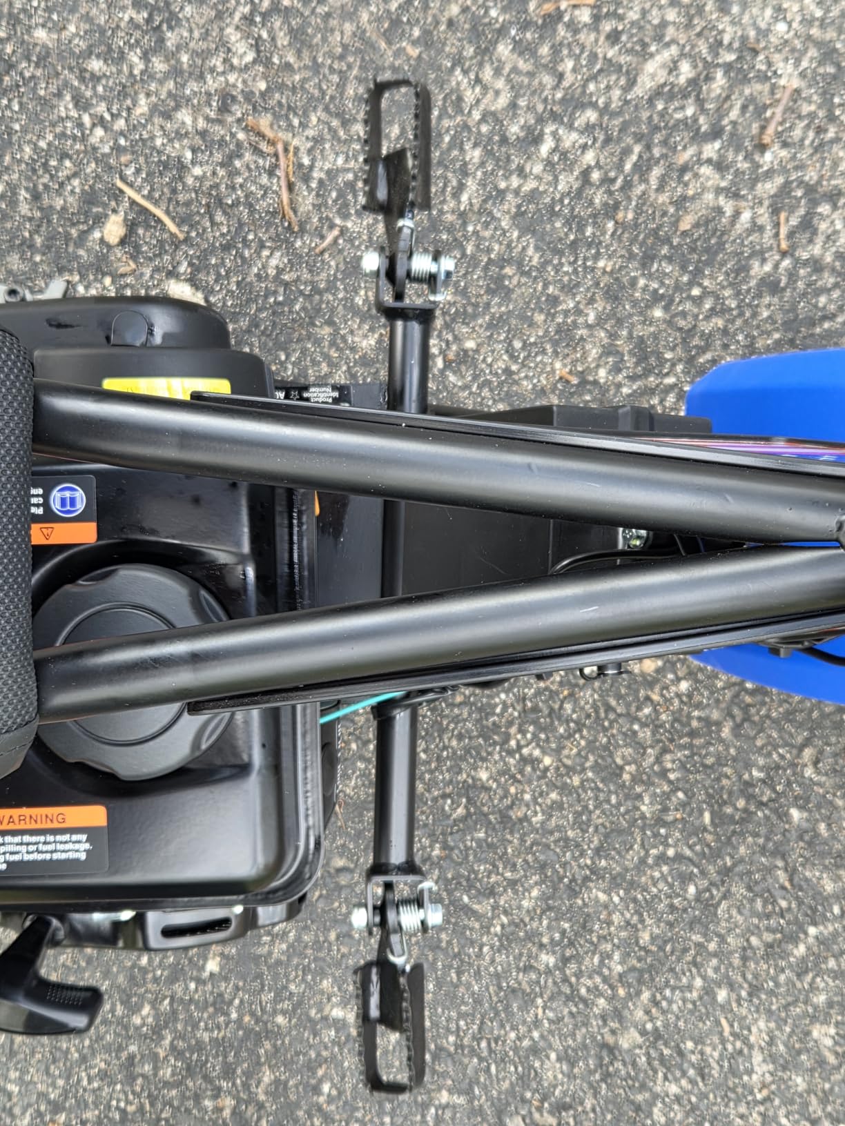 XtremepowerUS Mini Bike 4-Stroke Gas Prowered Off Road Trail Bike Dirt Mini Motorcycle Ride on 99cc 3.5HP Blue (Blue) customer photo 2