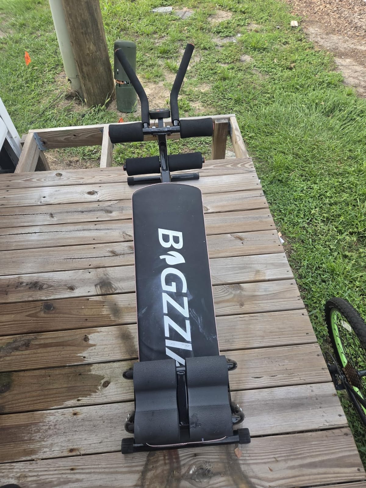 Bigzzia Ab Machine, 5-in-1 Adjustable Ab Workout Bench Core Abdomen Trainer for Stomach Workout, Crunch Machine Exercise Equipment for Home Gym - Sit UP, Push UP, Leg Press, Glider, Roman Chair, 330lbs Capacity customer photo 2