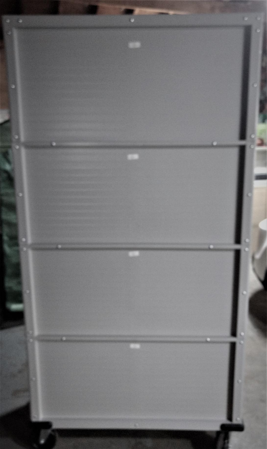 Seville Classics UltraHD Steel Body Lockable Storage Filing Cabinet Organizer Locker Shelving Unit for Gym, Workshop, Kitchen, Garage, Office, Home, Medium 36