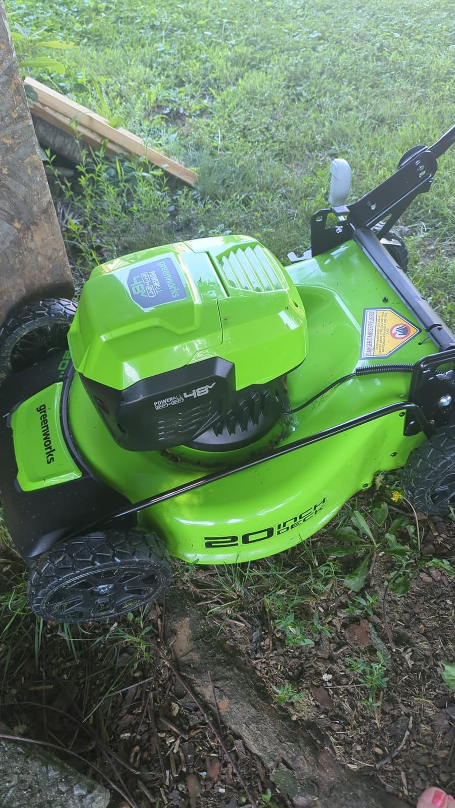 Greenworks 48V (24V x 2) 20in Push Lawn Mower, (2) 4.0 Ah Batteries Kit customer photo 2