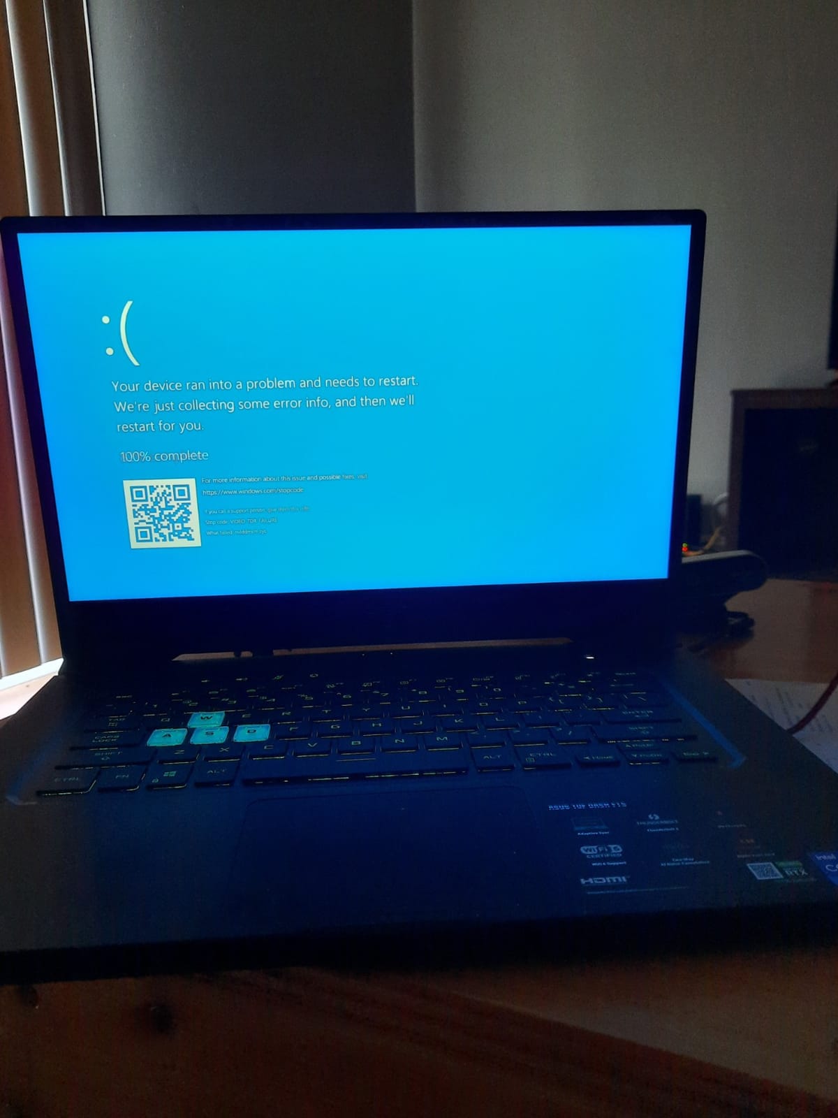 ASUS TUF Dash 15 (2021) Ultra Slim Gaming Laptop, 15.6â€ 144Hz FHD, GeForce RTX 3050 Ti, Intel Core i7-11370H, 8GB DDR4, 512GB PCIe NVMe SSD, Wi-Fi 6, Windows 10, Eclipse Grey Color, TUF516PE-AB73 customer photo 1