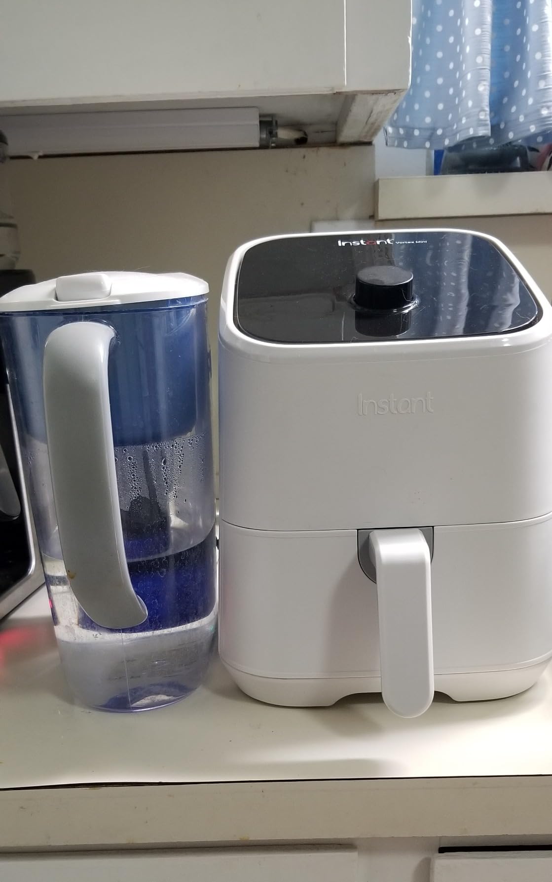 Instant Pot Vortex 2QT Mini Air Fryer,Small Air fryer that Crisps,Reheats, Bakes,Roasts for Quick Easy Meals,Includes over 100 In-App Recipes, is Dishwasher-Safe, from the Makers of Instant Pot, Aqua customer photo 1