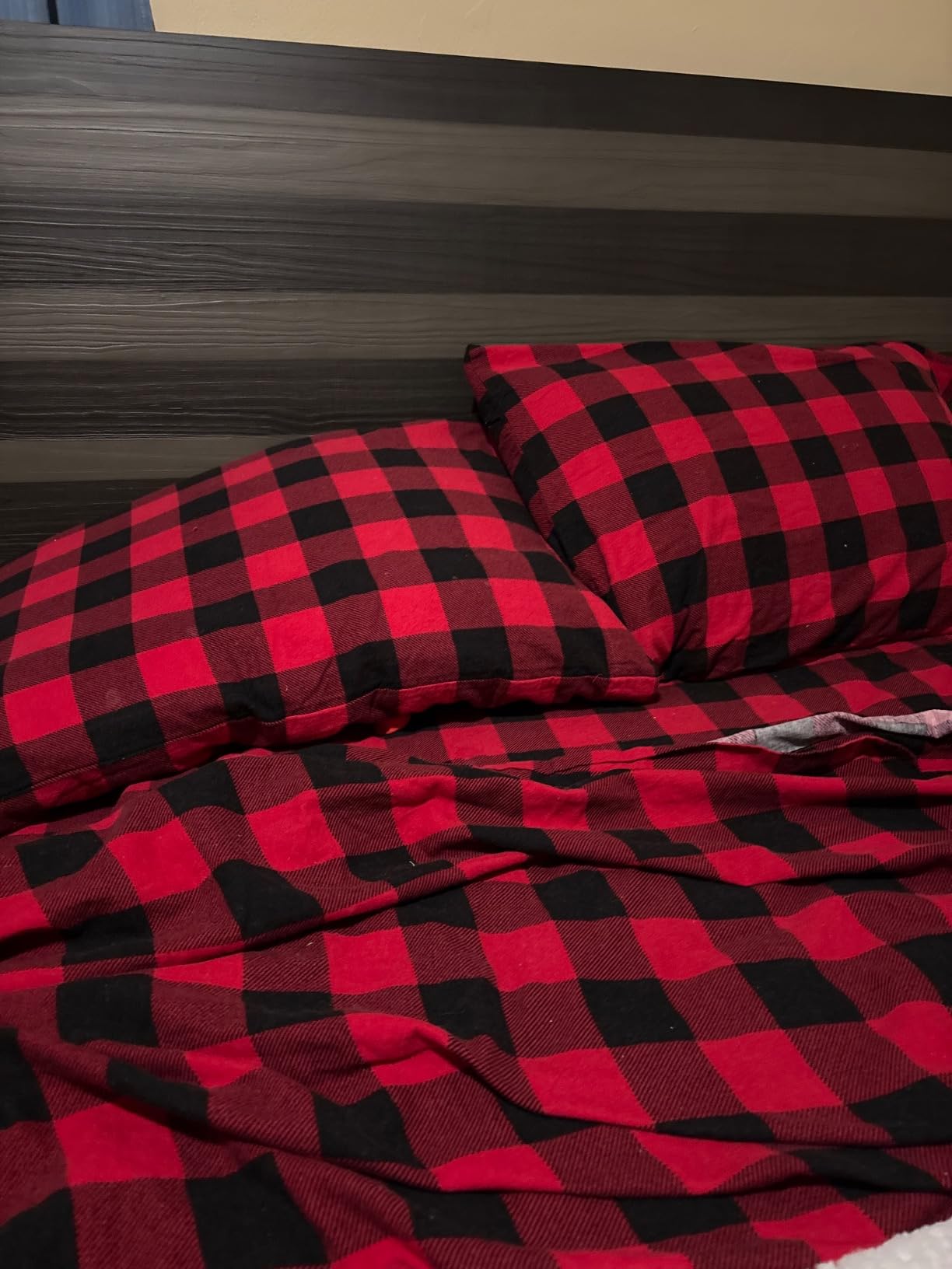 Bliss Casa 4 Piece 100% Cotton Flannel Sheets Queen Size Bed Set - Warm & Extra Soft - Deep Pockets, Breathable, All Seasons Comfy - Double Brushed Bed Sheet (Blossom) customer photo 2