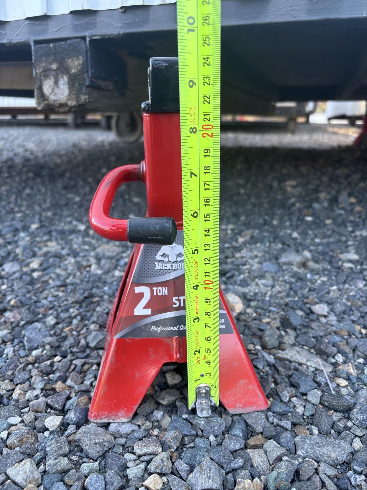 Jack Boss Jack Stands Low Profile 2 Ton(4000 LBs) Lifting Car Stand, Fit Use for Cars Automotive Small Vehicles, 2 Pack customer photo 2