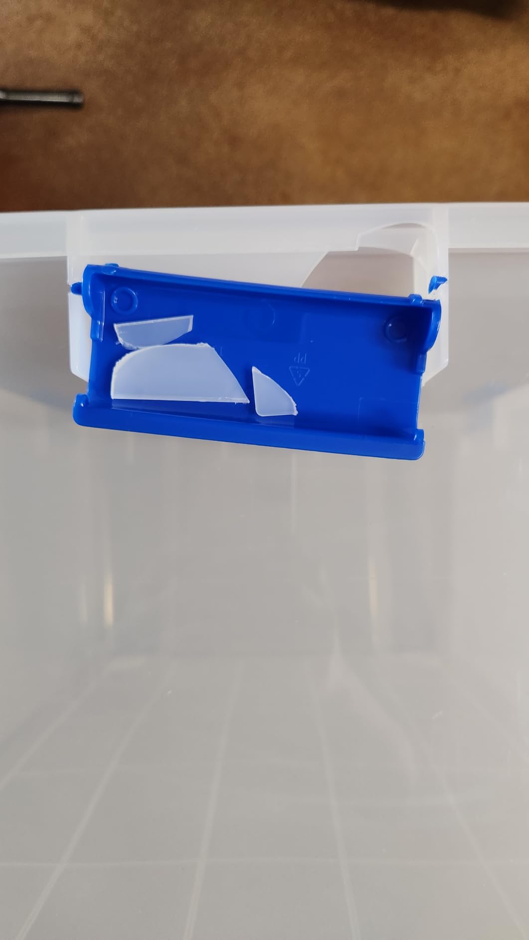 IRIS USA 2-Pack 44 Qt Storage Bins with Gasket Lids, Clear/Blue customer photo 1
