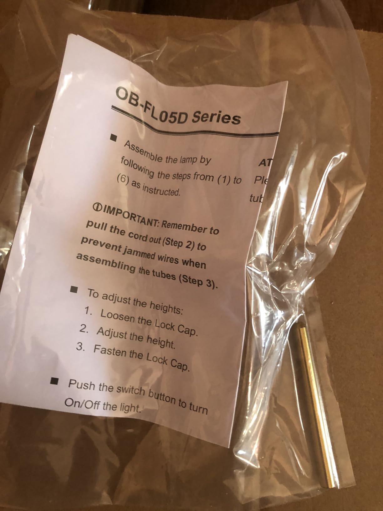 O'Bright Brook Adjustable Dimmable LED Pharmacy Floor Lamp, Brushed Nickel customer photo 2