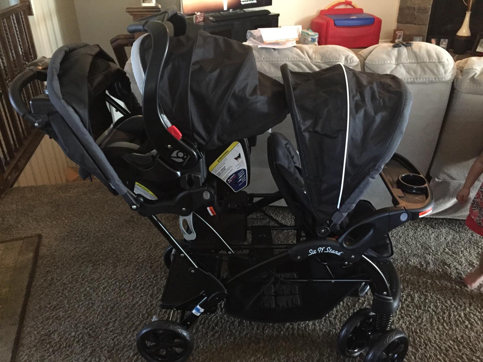 Baby Trend Sit N’ Stand® Double Stroller, Desert Blue customer photo 1