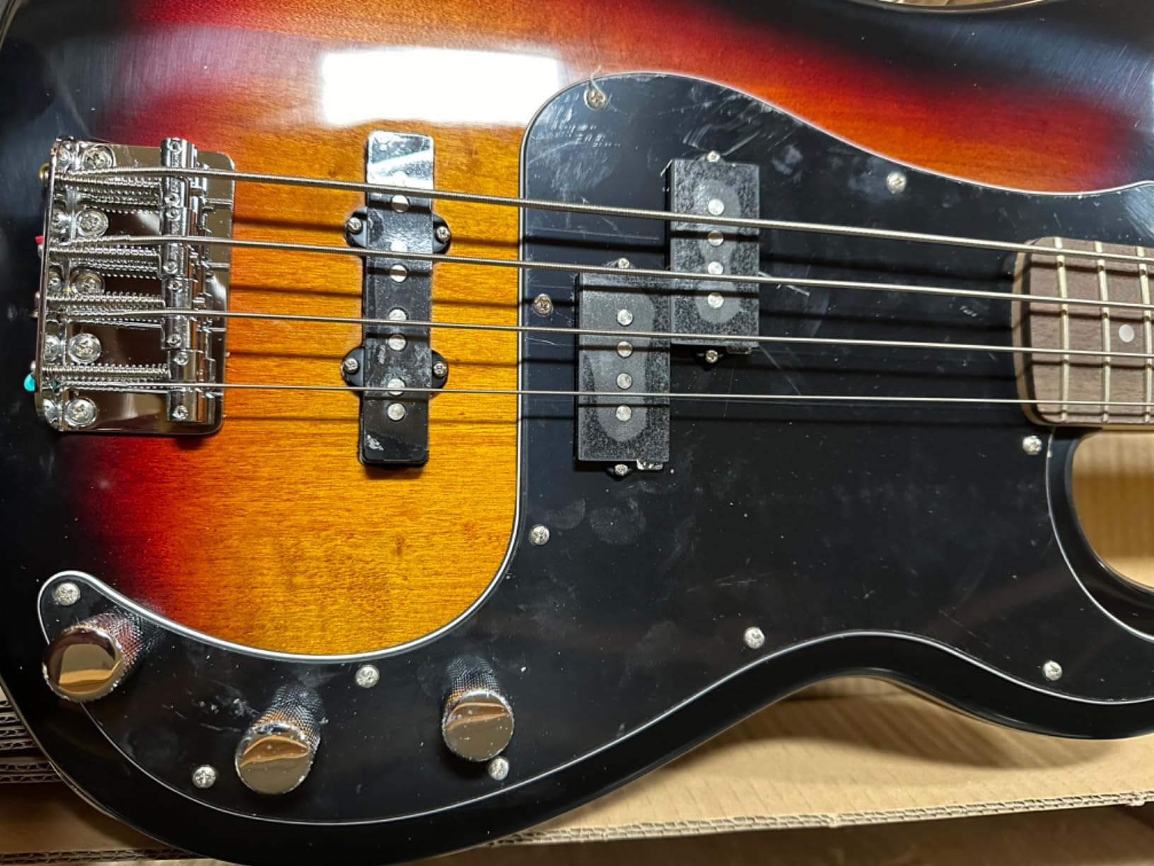Fender Squier Affinity Precision Bass Pack, with Amp, 3-Color Sunburst customer photo 1