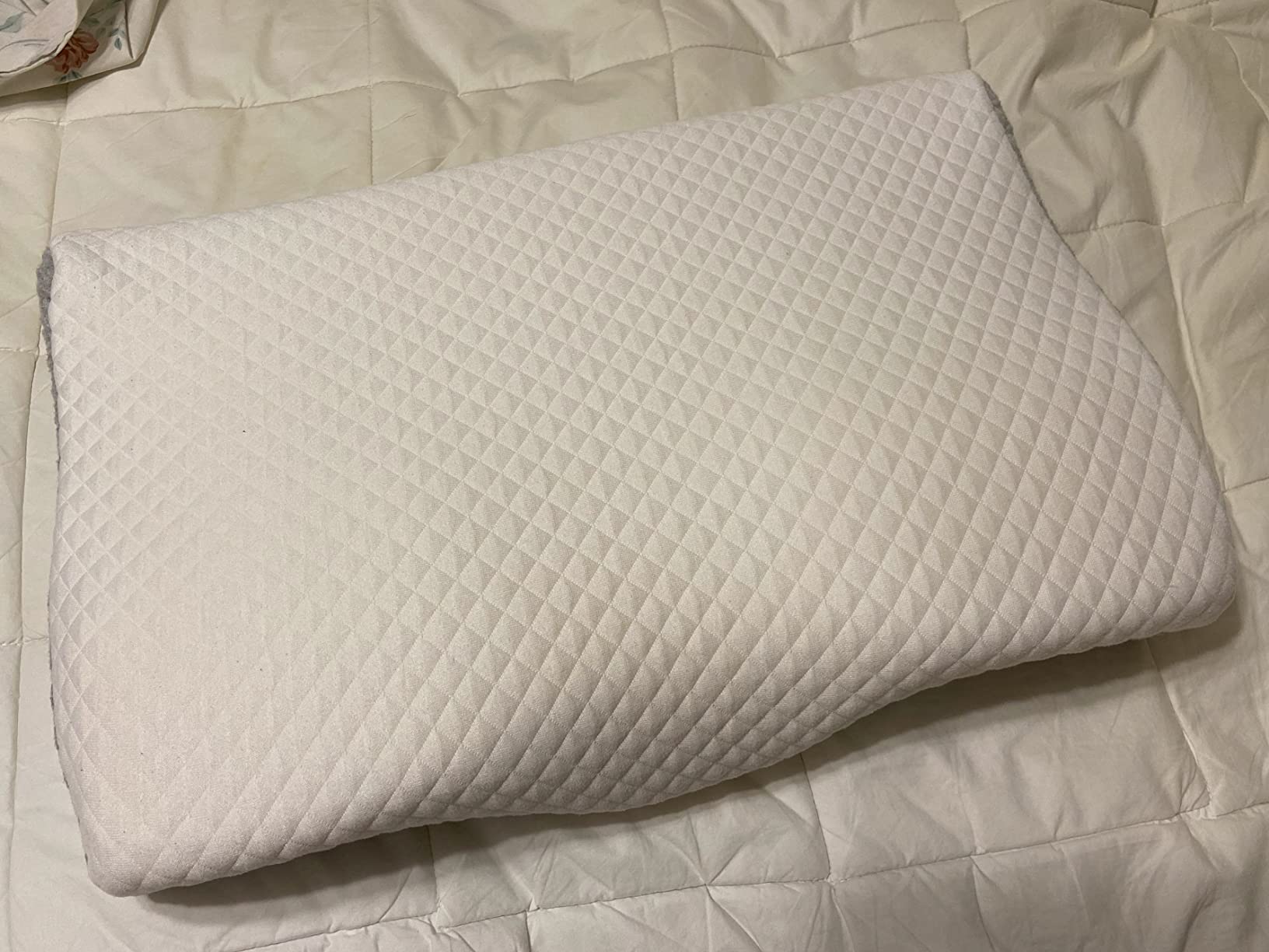 ZAMAT Memory Foam Pillow for Neck Pain Relief, Adjustable Ergonomic Cervical Pillow for Sleeping, Orthopedic Neck Pillow with Washable Cover, Bed Pillows for Side, Back, Stomach Sleepers customer photo 1