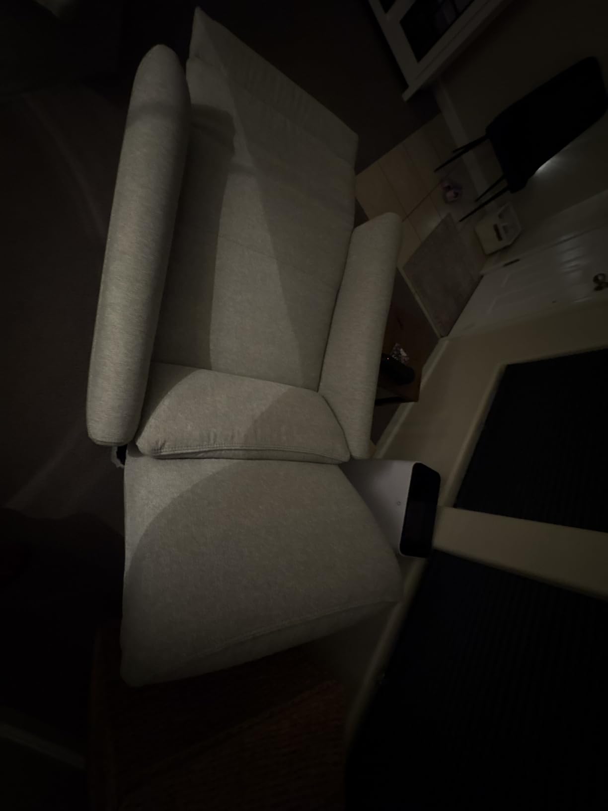 CHITA Power Swivel Glider Recliner Chair, Nursery Glider, Medium, Dove Grey customer photo 2