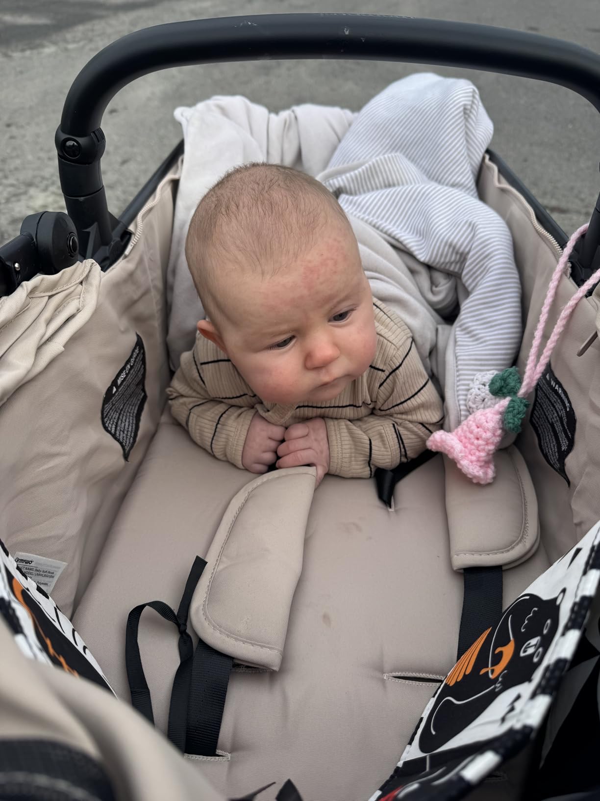 Mompush Wiz 2-in-1 Bassinet Stroller Reversible Seat, One-Hand Fold, Sage customer photo 2