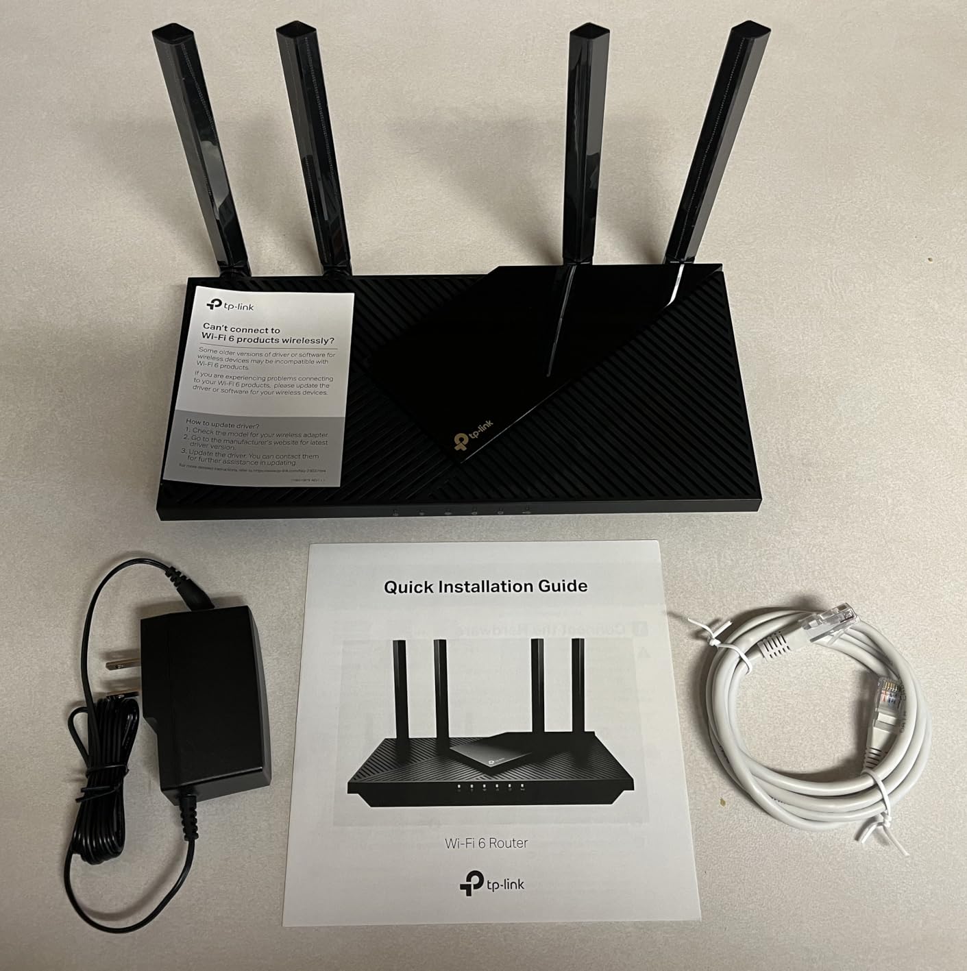 TP-Link Dual-Band AX3000 Wi-Fi 6 Wireless Gigabit Internet Router for Home customer photo 1