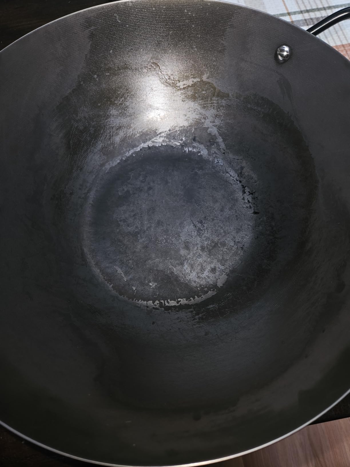 Babish 14 Inch Carbon Steel Wok Pan, Flat Bottom Stir Fry Pan, Induction customer photo 2