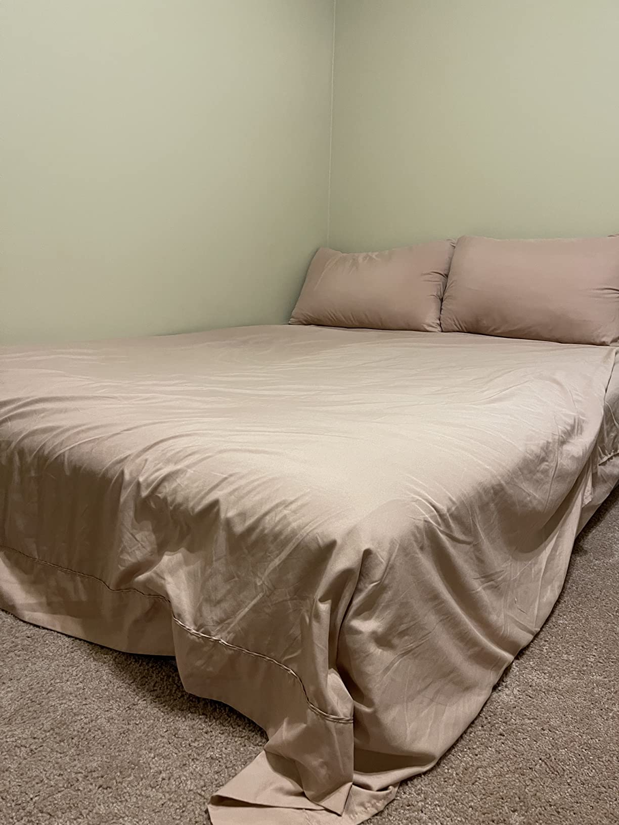 Novilla Full Size Box Spring, 4-Inch Metal Box Spring Full Size Bed Supports for All Types of Mattress/Extra-Strong Support & Non-Slip, No Noise, Easy Assembly customer photo 1