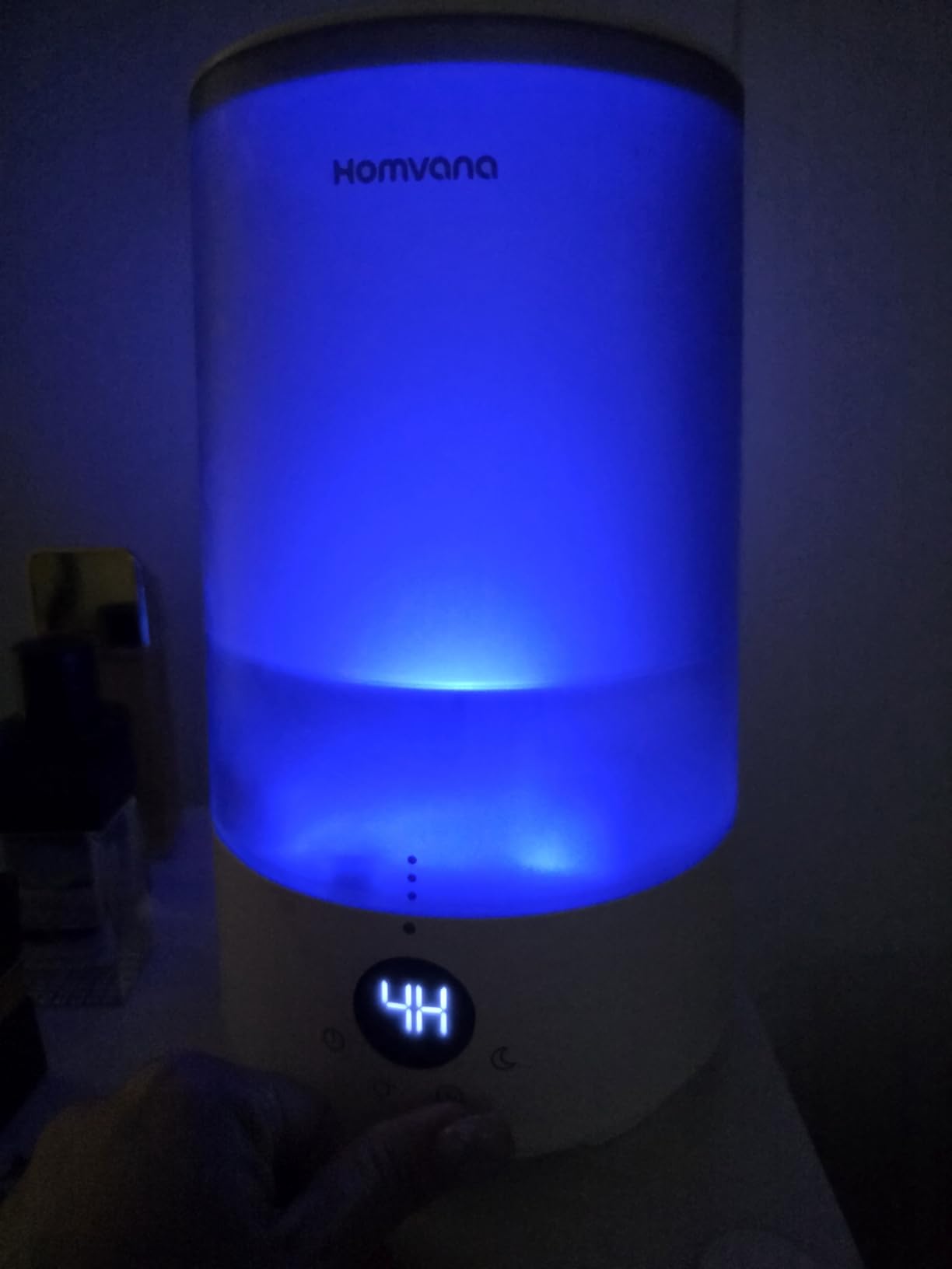 Homvana 3.6L Top-Fill Cool Mist Humidifiers for Bedroom, Large Room(Grey) customer photo 1