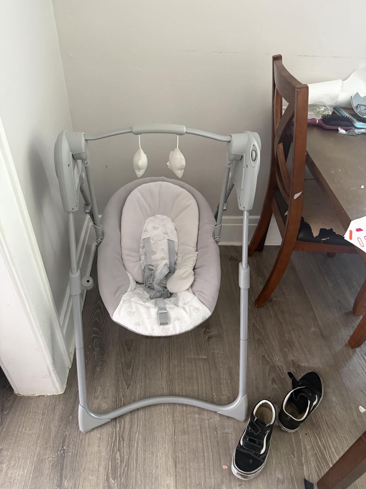Graco Slim Spaces Compact Baby Swing, Reign customer photo 2