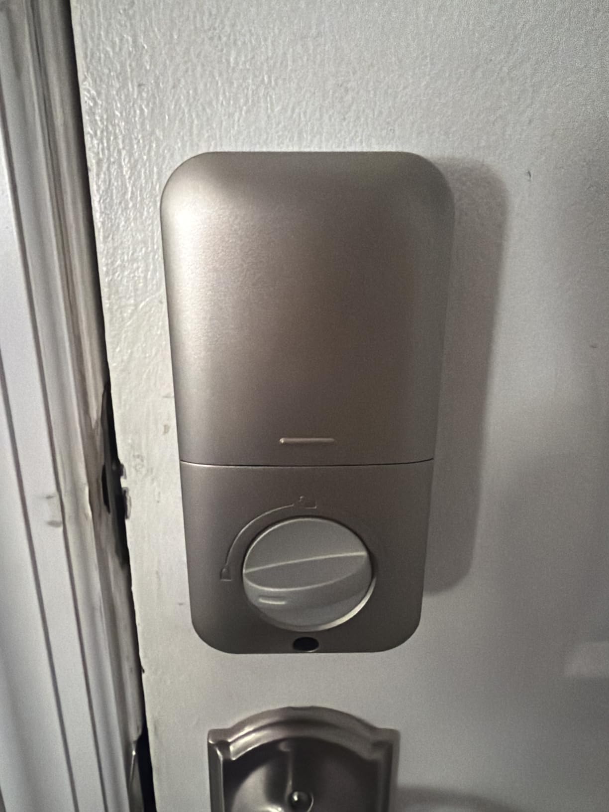 TEEHO TE001 Keyless Entry Deadbolt with Keypad for Front Door, Satin Nickel customer photo 2