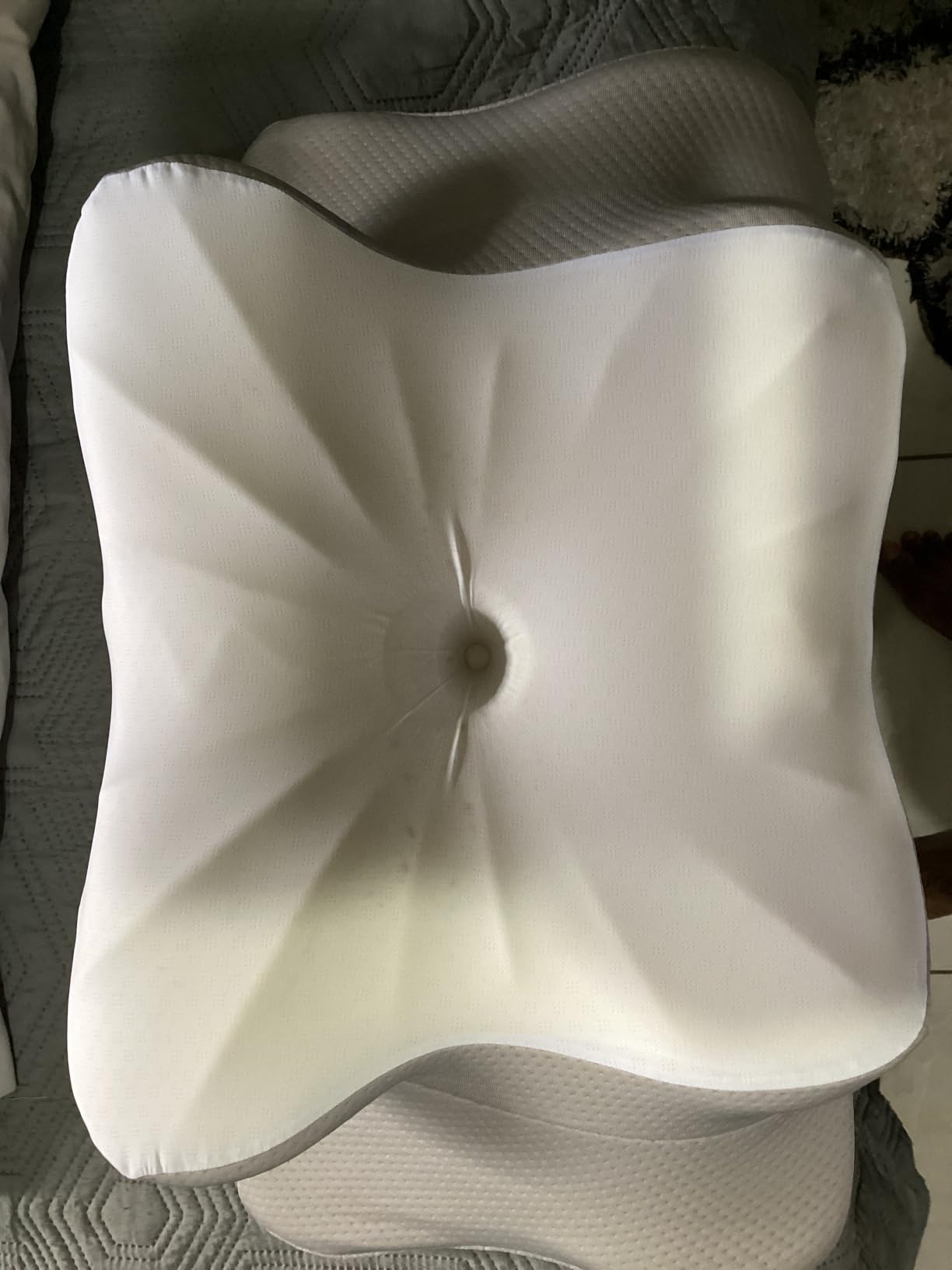 DONAMA Cervical Pillow for Neck and Shoulder Pain Relief, Cooling Contour Memory Foam Pillow, Dual-Height Ergonomic Neck Support Pillow for Side Back Stomach Sleepers with Removable Pillowcase customer photo 1