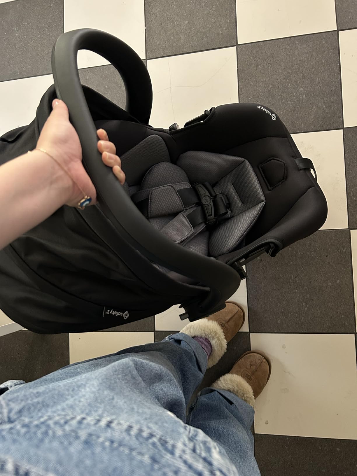 Safety 1st Grow and Go Flex 8-in-1 Car Seat Stroller Combo, Baby Stroller Travel Systems for Infants 4-30 lbs, Stroller and Carseat Combo Set, Forest Tide customer photo 2